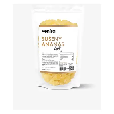 VENIRA sušený ananas, kostičky, 500 g