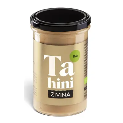 Živina Tahini bio jemná krémová pasta z nepražených sezamových semínek Hmotnost: 210 g