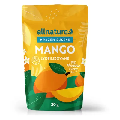 Allnature Mango sušené mrazem, 30 g