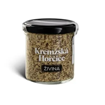 Živina Kremžská hořčice z celých hořčičných semínek, 150 g