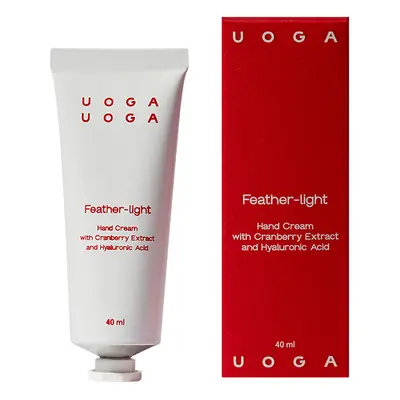 UOGA UOGA Vyživující krém na ruce Feather-light s brusinkami a kyselinou hyaluronovou 40 ml