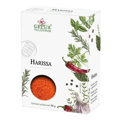 Valdemar Grešík - Natura s.r.o. Harissa 50 g GREŠÍK Dobré koření