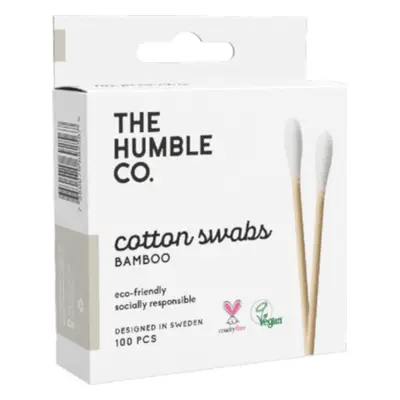 Humble Brush Cotton swabs bamboo, vatové tyčinky z biobavlny a bambusu 100 ks