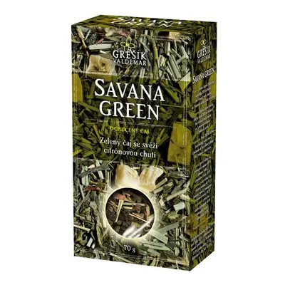 Valdemar Grešík - Natura s.r.o. Savana Green z.č. 70 g krab. GREŠÍK Čaje 4 světadílů