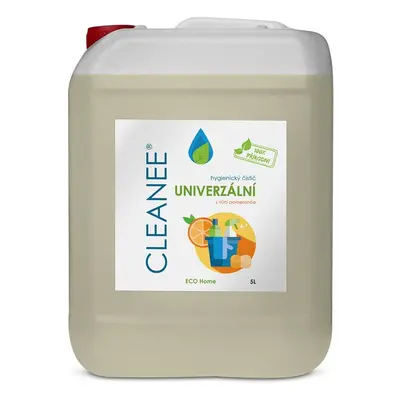 CLEANEE EKO přírodní hygienický čistič UNIVERZÁLNÍ s vůní POMERANČE 5L