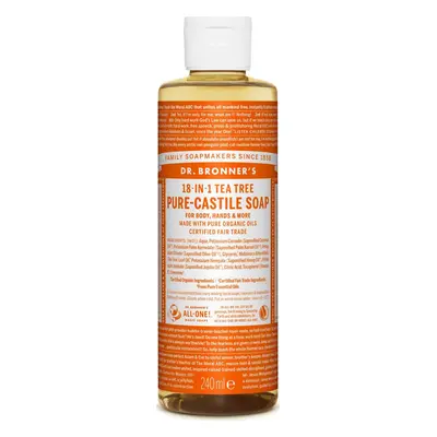 Dr. Bronner's Tekuté universální mýdlo ALL-ONE!, Teatree 240 ml