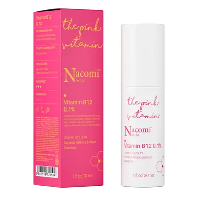 Nacomi Next Lvl.- Sérum Vitamín B12 0,1%, úleva pro citlivou pleť, 30ml