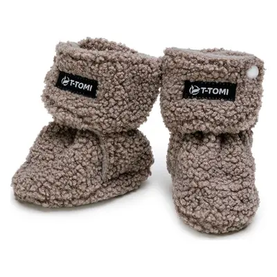 T-TOMI Capáčky TEDDY Grey (3-6 měsíců) WARM