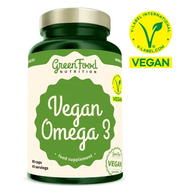 GreenFood Nutrition GreenFood Vegan Omega 3, 90 ks