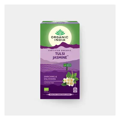 ORGANIC INDIA Tulsi jasmín BIO, 25 sáčků