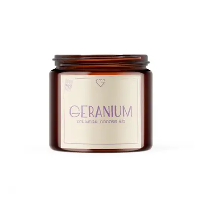 GOODIE Svíčka s bavlněným knotem - Geranium 80 g