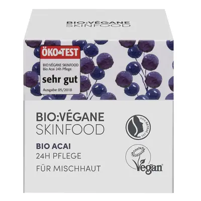 BIO:VÉGANE Organický pleťový krém Acai 24H CARE, 50 ml