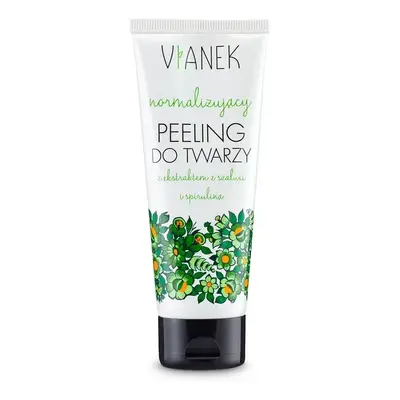 Vianek Normalizující pleťový peeling s korundem, 75 ml