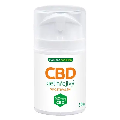 Cannadorra CBD hřejivý gel s kostivalem limitovaná edice, 50g