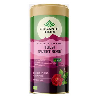 ORGANIC INDIA Tulsi sladká růže, plech 100 g