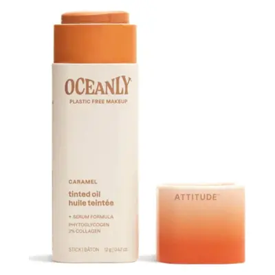 ATTITUDE Tuhé tónující olejové sérum Oceanly – Caramel, 12g