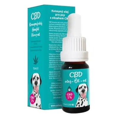 Zelená Země CBD olej pro psy 5%, 10 ml