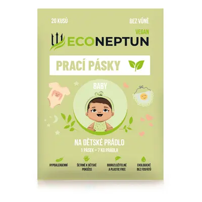 EcoNeptun prací pásky baby 20 ks