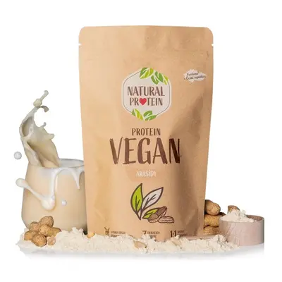 Natural Protein Veganský protein - Arašídy, 350g