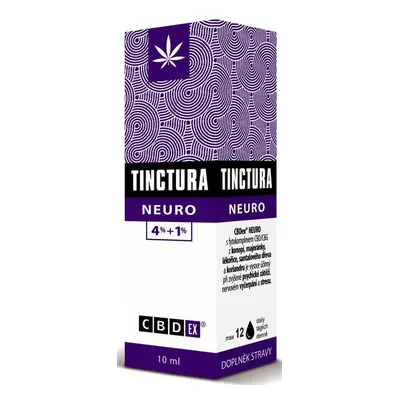 CBDex Tinctura NEURO 4%+1%, 10ml