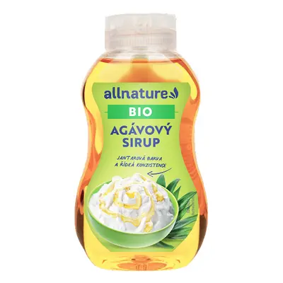 Allnature Agávový sirup BIO, 250 ml