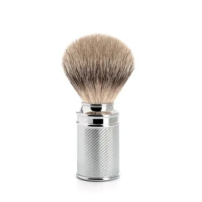 Mühle Štětka na holení Mühle z jezevčích štětin- silvertip badger, chrom