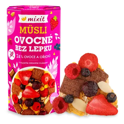 Mixit Ovocné müsli bez lepku, 290g