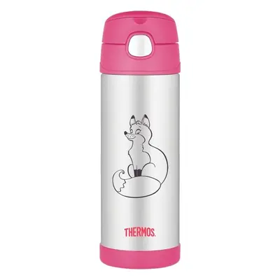 THERMOS Dětská termoska s brčkem - liška 0,47