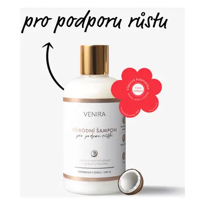 VENIRA přírodní šampon pro podporu růstu vlasů, 300 ml