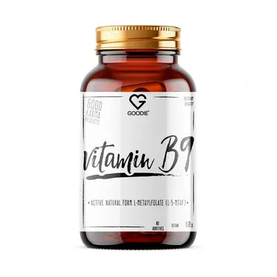 GOODIE Vitamín B9 - aktivní přirozená forma L-metylfolát (L-5-MTHF) 60 ks