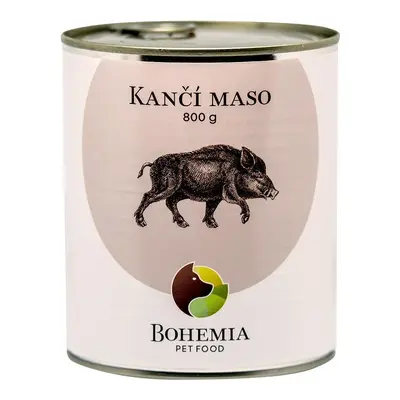 Bohemia Pet Food BOHEMIA Kančí maso ve vlastní šťávě 800g