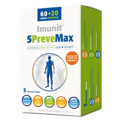 Imunit 5PreveMax Imunit, 60+20 tablet zdarma