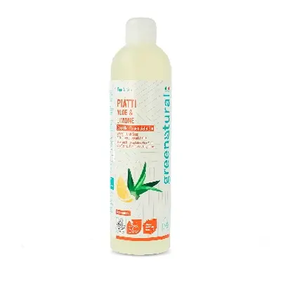 Greenatural Prostředek na mytí nádobí aloe vera a citron, 500 ml