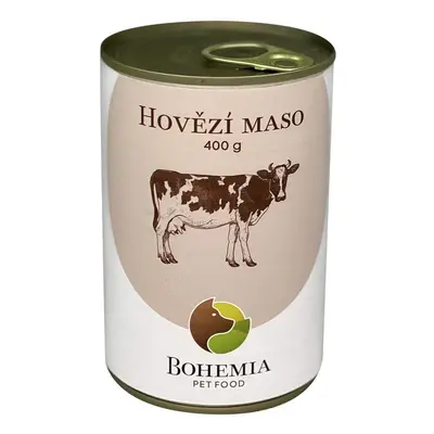 Bohemia Pet Food BOHEMIA Hovězí maso ve vlastní šťávě 400g