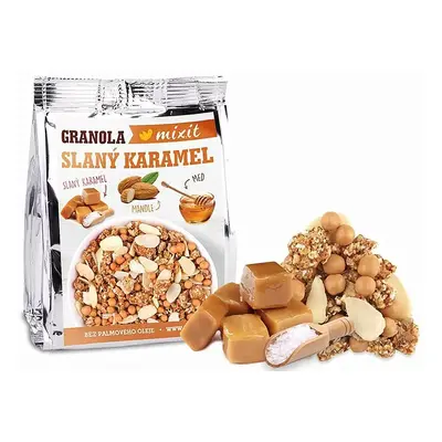 Mixit Granola z pece do kapsy - Slaný karamel, 70g