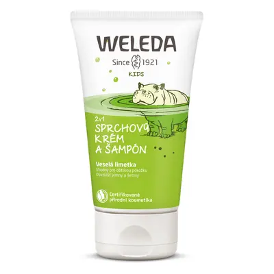 Weleda 2 v 1 sprchový krém a šampon Veselá limetka, 150 ml