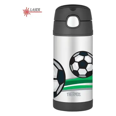 THERMOS Dětská termoska s brčkem - fotbal 0,355