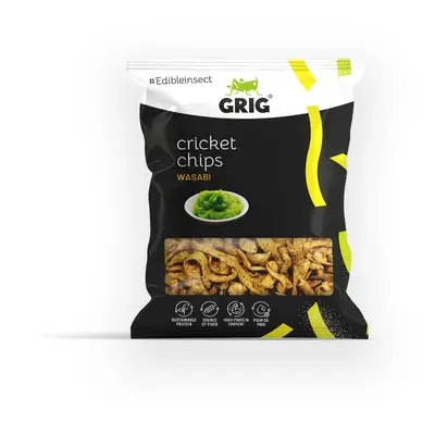 Grig Cvrččí chipsy, 70 g příchuť: Wasabi