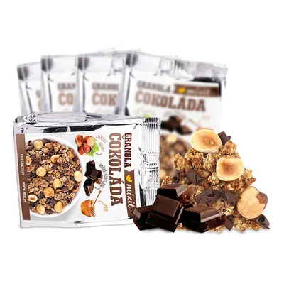 Mixit Granola z pece do kapsy - Čokoláda + Lískové ořechy, 70g