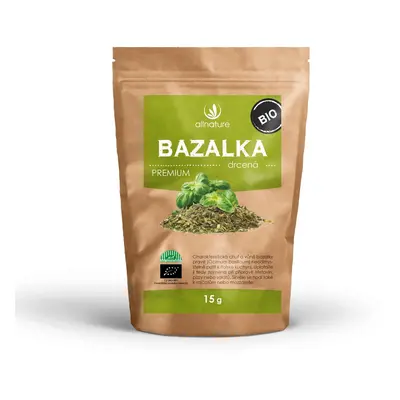 Allnature Bazalka drcená BIO, 15 g