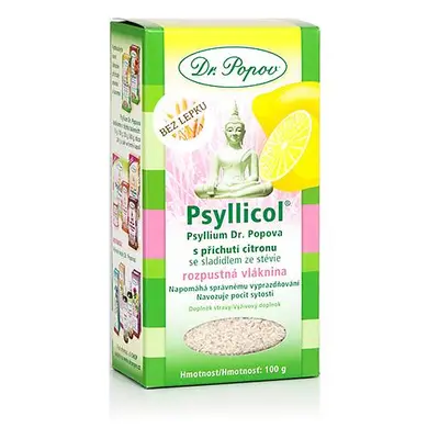 Psyllicol® s příchutí citronu, 100 g Dr. Popov