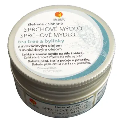 Libebit Šlehané mýdlo s avokádovým olejem - tea tree a bylinky, 90 g