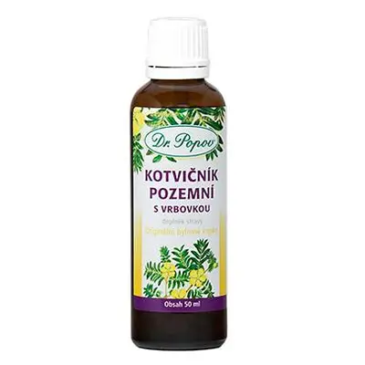 Kotvičník pozemní s vrbovkou, originální bylinné kapky, 50 ml Dr. Popov