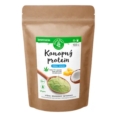 Zelená Země Konopný protein 1 kg kokos s ananasem