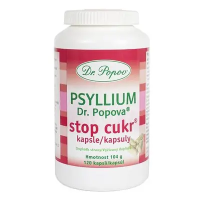 Psyllium Dr. Popova STOP CUKR kapsle, 120 ks Dr. Popov