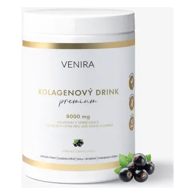 VENIRA PREMIUM kolagenový drink, černý rybíz, 324 g