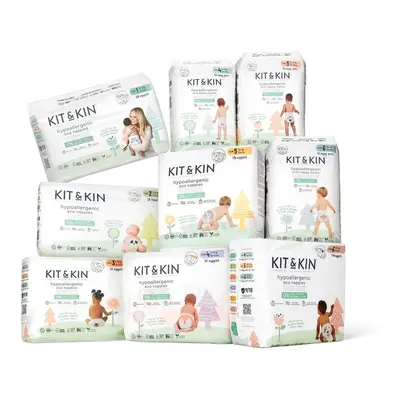 Kit&Kin Eko plenky, velikost 3, 6–10 kg (32 ks)