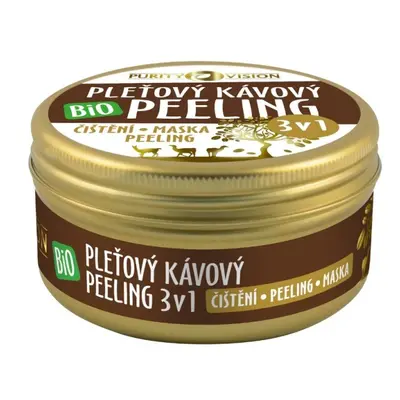 PURITY VISION Bio Kávový pleťový peeling 3v1 70 ml