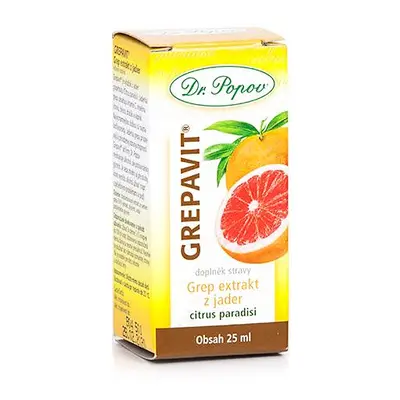 GREPAVIT® – grep extrakt z jader, 25 ml Dr. Popov