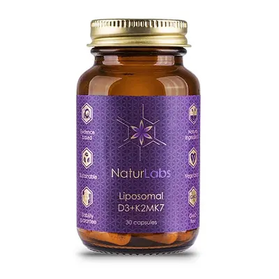 NaturLabs Vitamín D3 + K2 liposomální, 30 kapslí